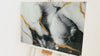 Black Marble Abstract Tempered Glass Wall Art