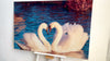 Swan Tempered Glass Wall Art