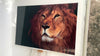 Wild Life Lion Tempered Glass Wall Art