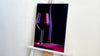 Red Wine Tempered Glass Wall Art