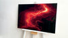 Red Storm Abstract Tempered Glass Wall Art
