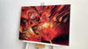 Red Abstract Tempered Glass Wall Art