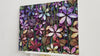 Abstract Flowers Tempered Glass Wall Art