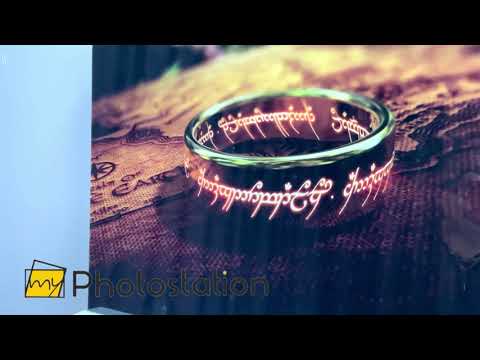 Herr der Ringe – Glaswandkunst