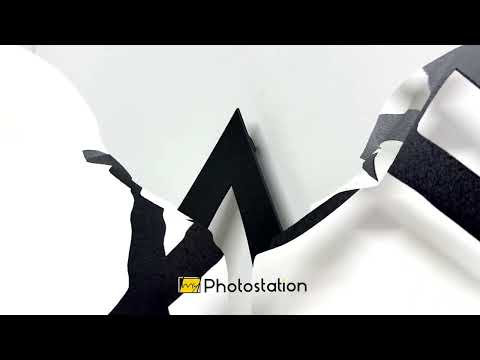 Giro infinito Decoración De Pared Metal – Escultura abstracta de metal negro