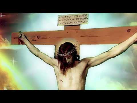 Jesus Cross Christian Glass Wall Art