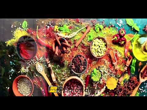 Colorful Spices and Herbs Wall Art – Rustic Kitchen Glass Print for Culinary Decor