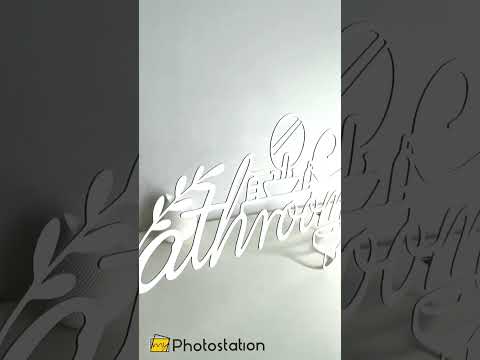 Luxury Bathroom Line Art – Modern Metal Wall Decor