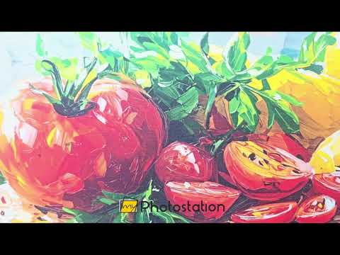 Heirloom Harvest – Tomato & Olive Oil Kitchen Canvas Prints