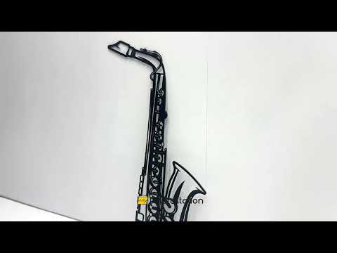 Sassofono Decorazioni Murali in Metallo – Arredamento per la casa con musica jazz