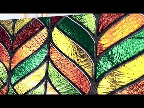 Green Stained Glass Wall Art
