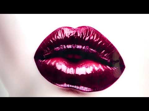 Red Lips Woman Cool Art Glass Wall Art for Modern Decor