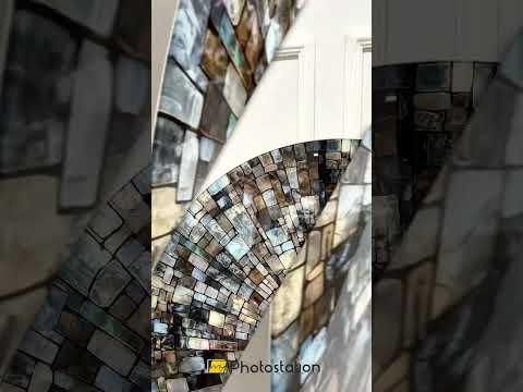 Naturstein – Mosaik rund Glasbilder