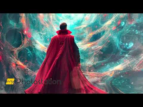 Doctor Strange Glaswandkunst