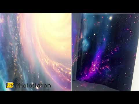 Stellar Spiral – Vortex Galaxy Glass Wall Art