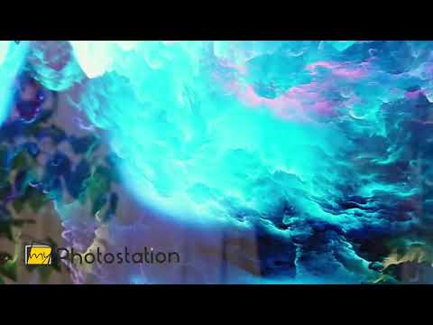 Cosmic Dreamscape Wall Art – Abstract Nebula Cloud Glass Print