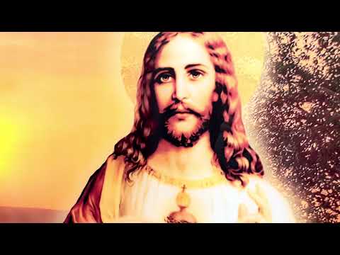 Sacred Heart of Jesus Glass Wall Art