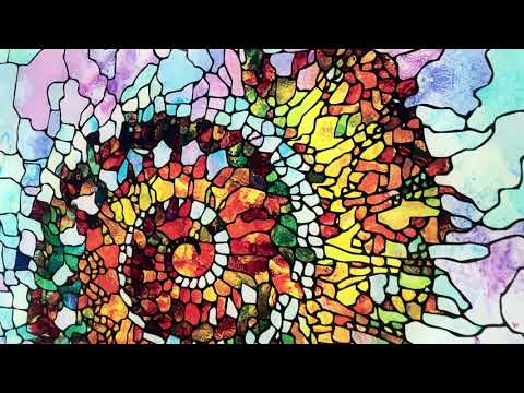 Stained Colorful Textures Glass Wall Art Stunning Abstract Art for Modern Homes