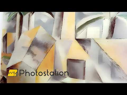 Pablo Picasso - Brickyard Glass Wall Art