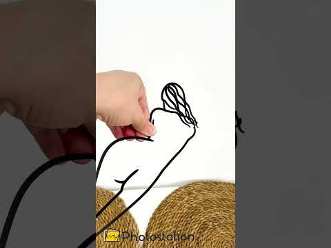 Reclining Grace – Minimalist Female Silhouette Metal Wall Art