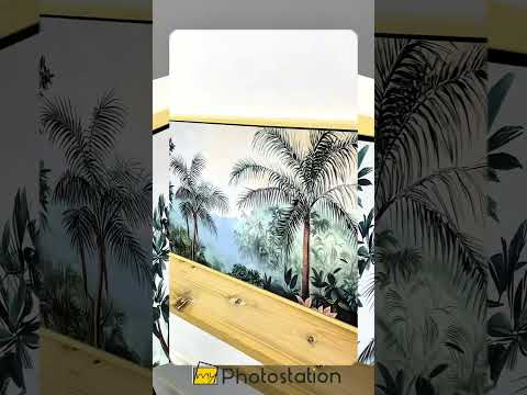 Jungle View – Tropical Floral Oil Painting