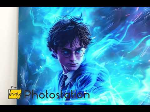 Harry Potter Blitz-Wandkunst aus Glas