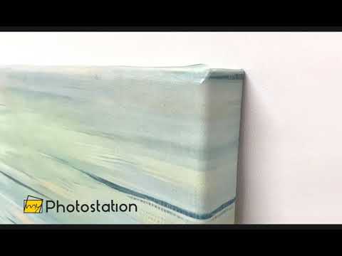 Golden Reflections – Sunlight on Tranquil Ocean Waters Canvas Print