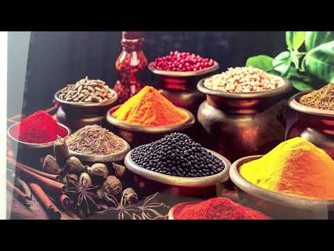 Glaswandkunst „Bund of Spices“