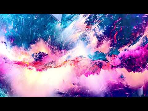 Blau-Rosa Abstrakte Alkoholtinte Glaskunst