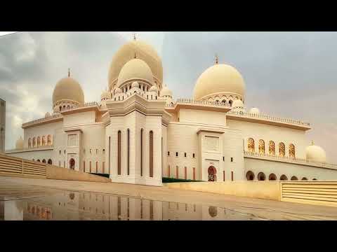 Glaswandkunst der Scheich-Zayid-Moschee