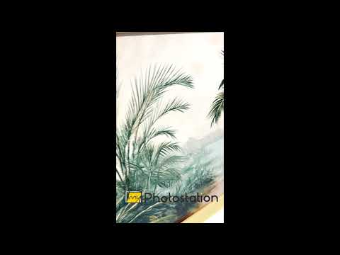 Tropical Garden Escape – Lush Jungle Oil Painting