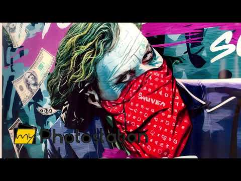 Joker Motivation Glaswandkunst