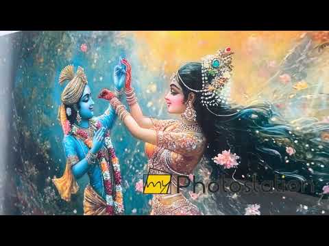 RadhaKrishna Glaswandkunst