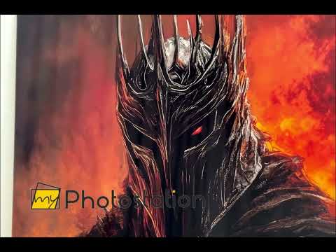 Lord Sauron LOTR Glass Wall Art
