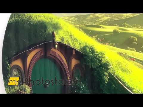 Der Hobbit aus dem Auenland – Wanddekoration aus Glas