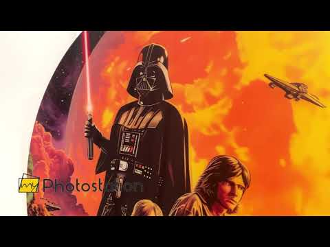 Star Wars Glitterstim Fix of Legends Glaswandkunst