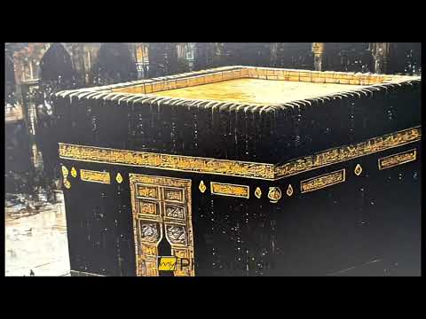 Kaaba Sacred Site Wall Art – Religious Oil Painting