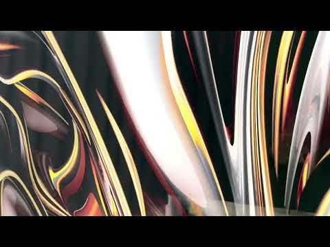 Abstrakte Luxus-Wandkunst aus goldenem Spritzglas
