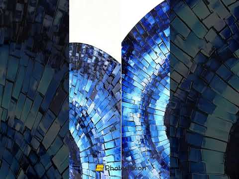 Œil maléfique Midnight Radiance–Rond Art Mural En Verre