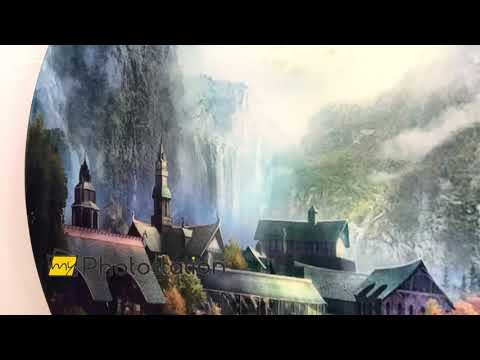 Lord Of The Rings Landscape Glass Wall Art