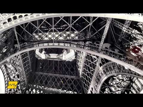 Unter dem Eiffelturm, Paris, Glaswandkunst