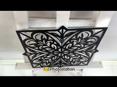 Baroque Blossom – Ornamental Metal Wall Art