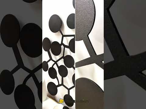 Molecular Branches – Modern Geometric Metal Wall Art