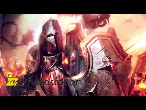 Diablo 3 Krieger-Wandkunst aus Glas