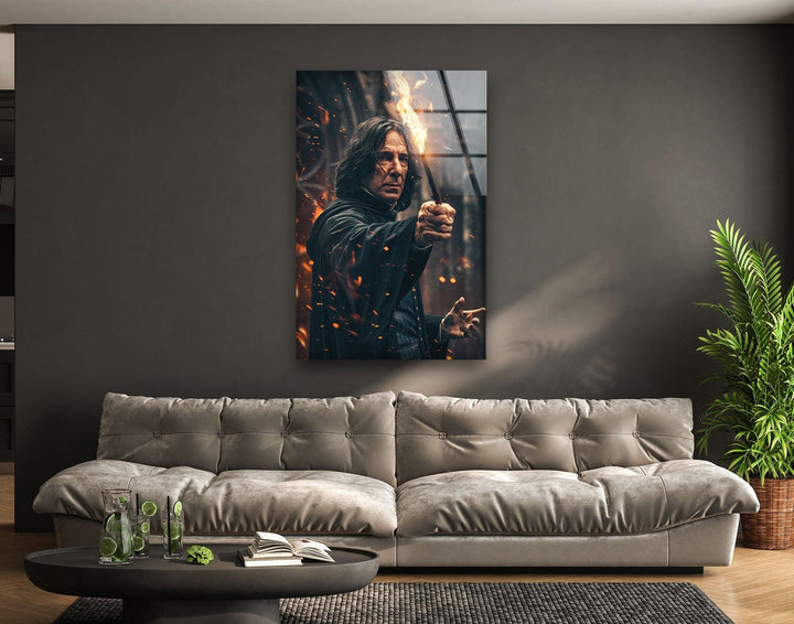 Profesor Severus Snape Glass Wall Art glass photo prints, glass picture prints
