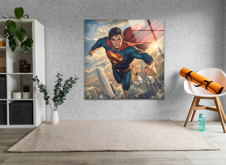 Superheroes wall art showcasing creative and detailed illustrations of heroic adventures
