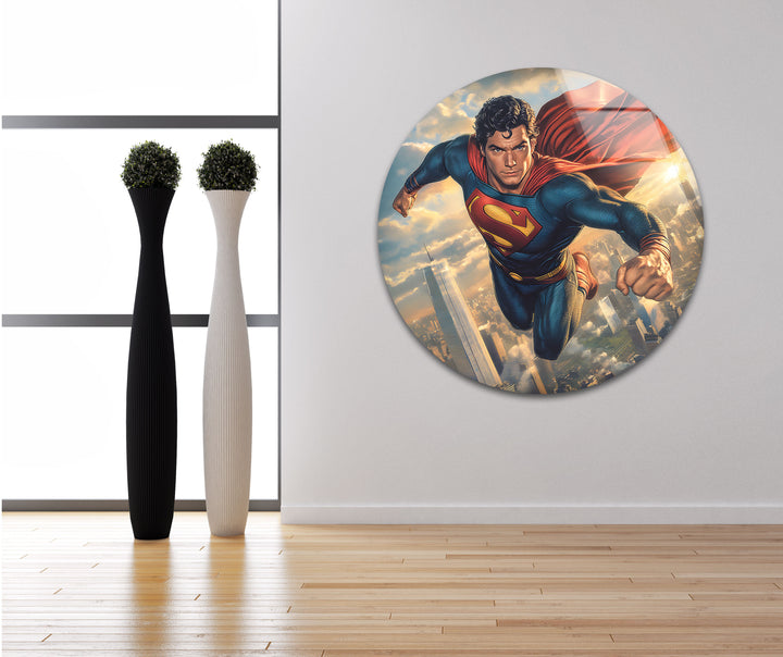 Vibrant superheroes art celebrating the strength and heroism of beloved icons
