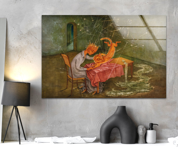 Famous landscape art capturing the beauty of nature with bold brushstrokes and vibrant tones

