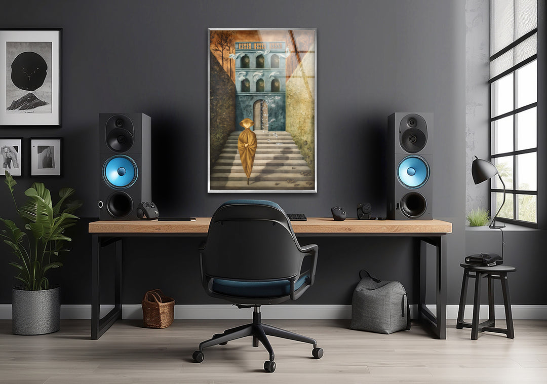 Painting artwork featuring intricate details and rich colors that bring classic artwork to life

