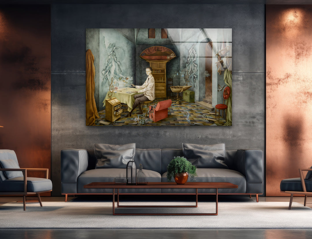 Famous landscape art capturing the beauty of nature with bold brushstrokes and vibrant tones
